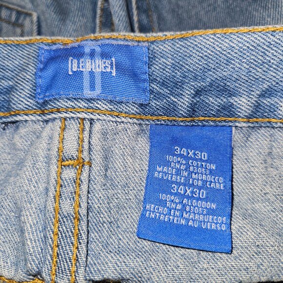 VTG B.E. Blues Cutoff Denim Shorts Booty Jean Approx 30" Waist High Rise y2k - Picture 7 of 8